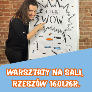 16.01.2026 🎉 FLIPCHART WOW – WARSZTATY RYSOWANIA NA ŻYWO W RZESZOWIE