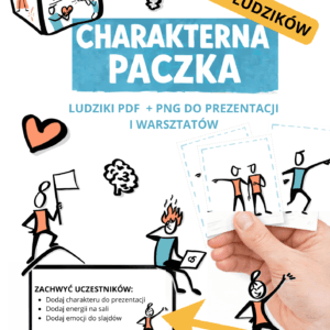 Charakterna Paczka - Ludziki do wklejania do prezentacji i jako karty do druku.